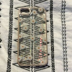 Clear floral phone case for the iPhone SE